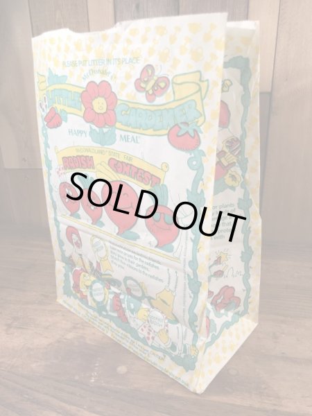 マクドナルドのハッピーミールのヴィンテージペーパーバッグ