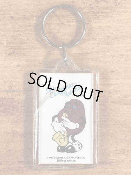 アドバタイジングキャラクターのカリフォルニアレーズンズのヴィンテージキーホルダー