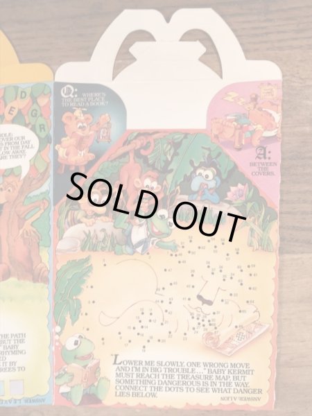 マクドナルドのマペットベイビーズのヴィンテージハッピーミールトイボックス