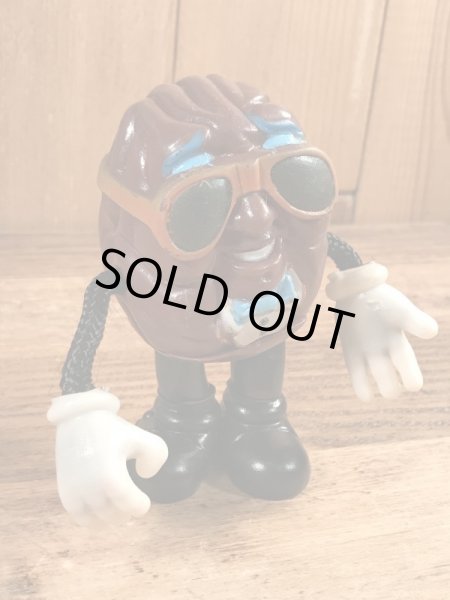 カリフォルニアレーズンに似たビニール製のビンテージドール