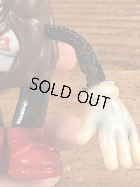 カリフォルニアレーズンに似たビニール製のビンテージドール