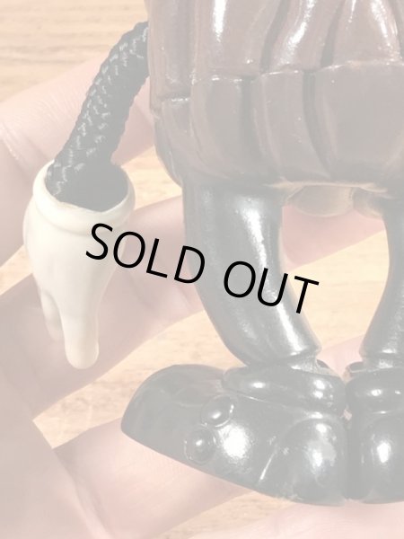 カリフォルニアレーズンに似たビニール製のビンテージドール