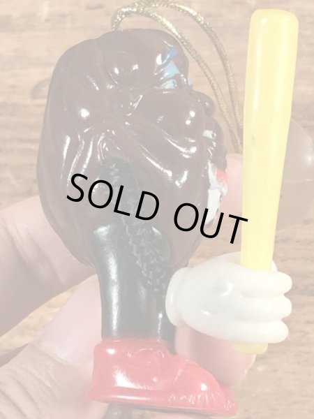 カリフォルニアレーズンに似たベンダブルのビンテージオーナメントドール