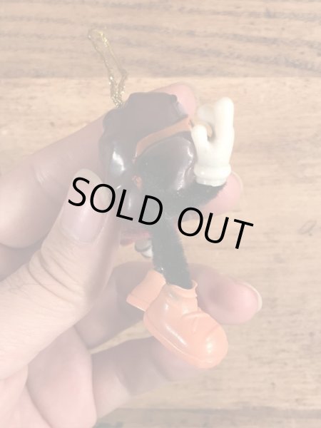 カリフォルニアレーズンのハートを持ったビンテージオーナメントドール