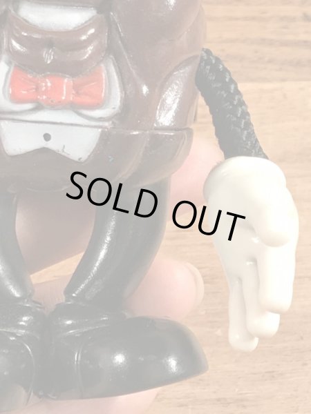 カリフォルニアレーズンに似たビニール製のビンテージドール