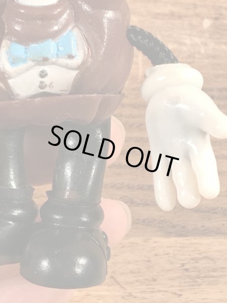 カリフォルニアレーズンに似たビニール製のビンテージドール