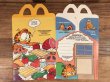 マクドナルドのガーフィールドのヴィンテージハッピーミールトイボックス