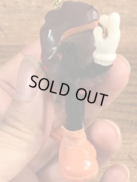 カリフォルニアレーズンのハートを持ったビンテージオーナメントドール