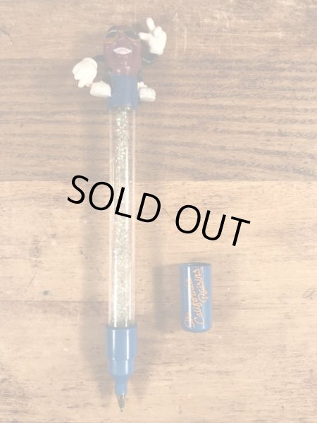 カリフォルニアレーズンのPVCフィギュアが付いたビンテージボールペン