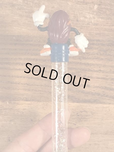 カリフォルニアレーズンのPVCフィギュアが付いたビンテージボールペン