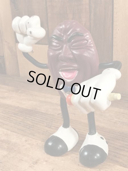 カリフォルニアレーズンズのPVC製のヴィンテージくねくね人形