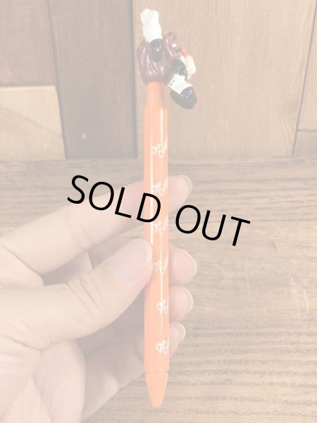 カリフォルニアレーズンのPVCフィギュアが付いたビンテージボールペン