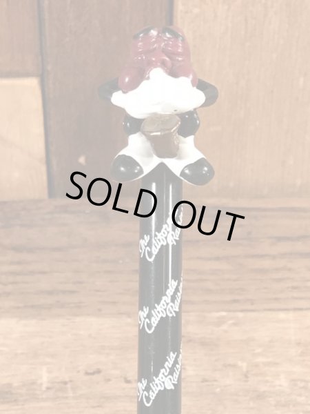 カリフォルニアレーズンのPVCフィギュアが付いたビンテージボールペン