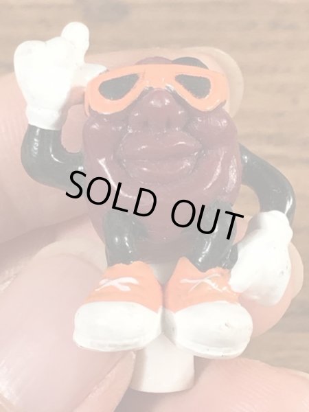 カリフォルニアレーズンのPVCフィギュアのビンテージボールペントップ