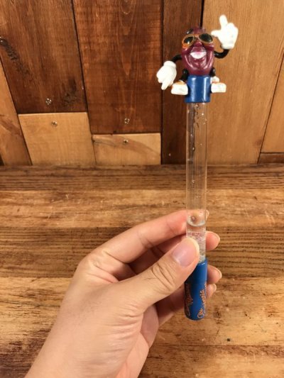 画像3: The California Raisins “Ben Indasun” Glitter Ballpoint Pen 　カリフォルニアレーズンズ　ビンテージ　ボールペン　PVCフィギュア　80年代