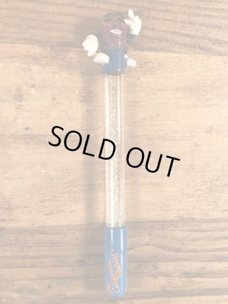 カリフォルニアレーズンのPVCフィギュアが付いたビンテージボールペン