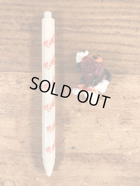 カリフォルニアレーズンのPVCフィギュアが付いたビンテージボールペン