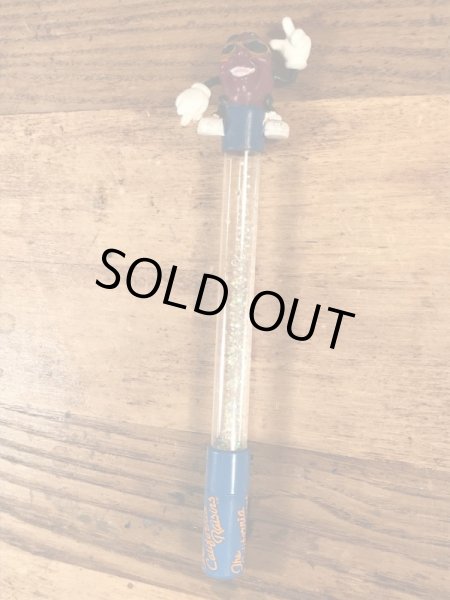 カリフォルニアレーズンのラメ加工のヴィンテージペンシル