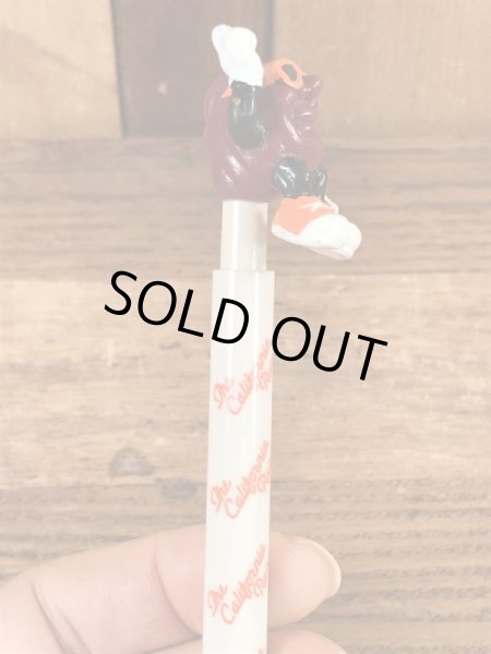 カリフォルニアレーズンのPVCフィギュアが付いたビンテージボールペン