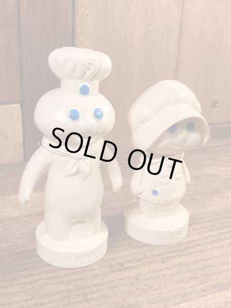 企業キャラクターのドゥーボーイのビンテージ塩コショウ入れ