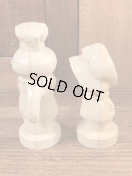 アドバタイジングキャラクターのドゥーボーイのヴィンテージソルト＆ペッパー