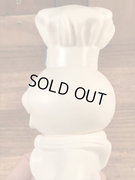 ドゥーボーイの台付きのヴィンテージビニールドール