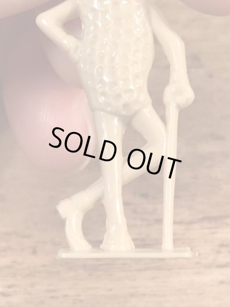 企業キャラクターのミスターピーナッツのヴィンテージミニフィギュア