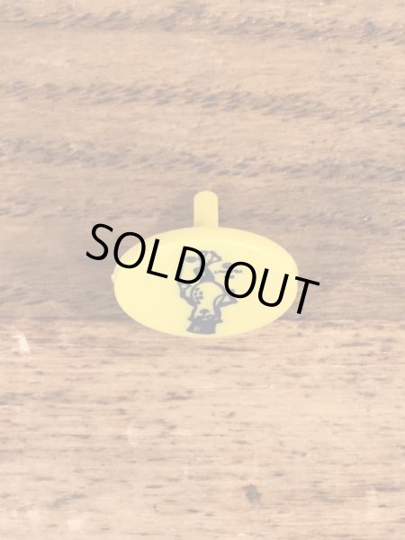 アドバタイジングキャラクターのミスターピーナッツのヴィンテージプラスチックピン