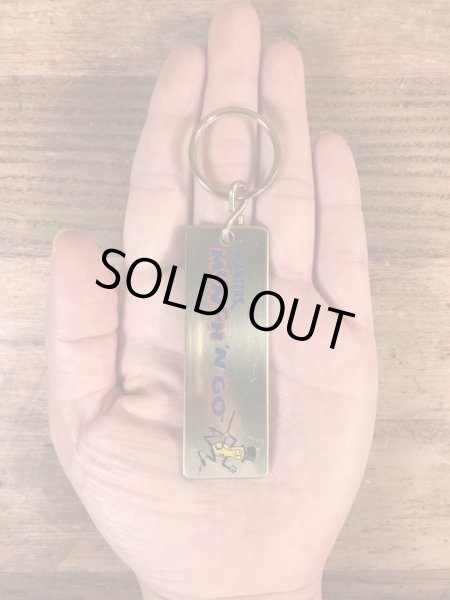 企業キャラクターのミスターピーナッツのビンテージキーホルダー