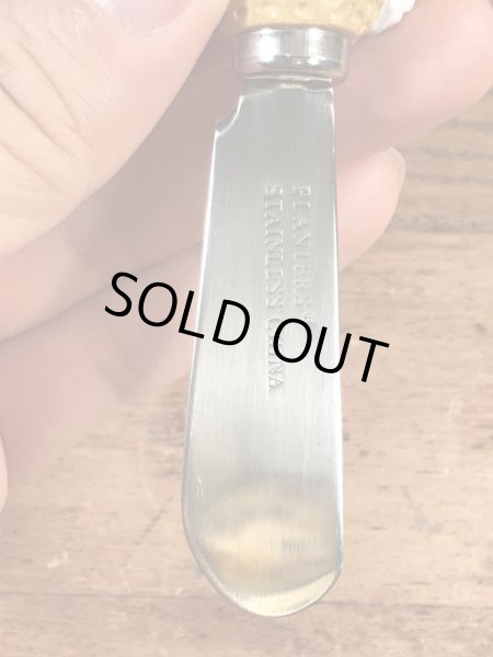 アドバタイジングキャラクターのミスターピーナッツのヴィンテージバターナイフ