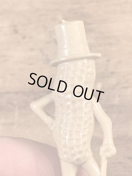 アドバタイジングキャラクターのミスターピーナッツのビンテージミニフィギュア