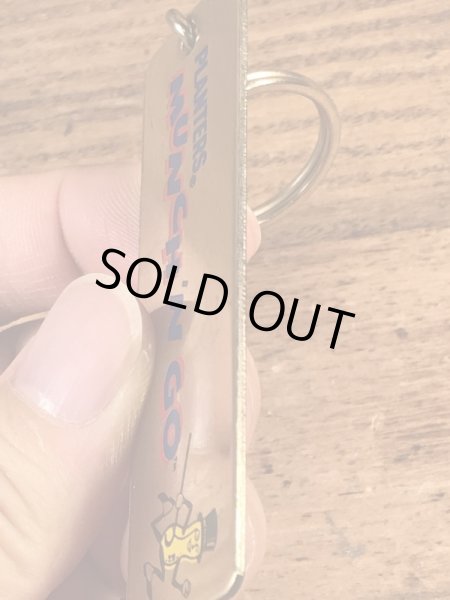 アドバタイジングキャラクターのミスターピーナッツのヴィンテージキーホルダー