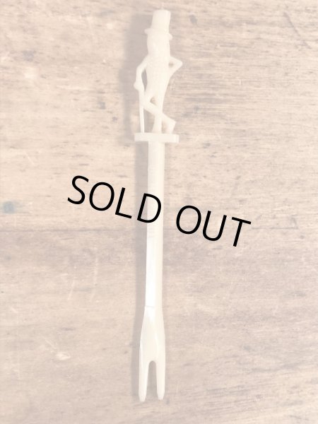 プランターズのミスターピーナッツのビンテージフルーツピック