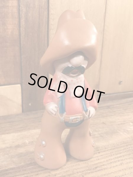 企業キャラクターのパピーパーカーのビンテージソフビ人形