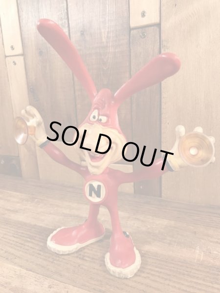 ドミノピザの企業キャラクター“ノイド”のヴィンテージベンダブルフィギュア