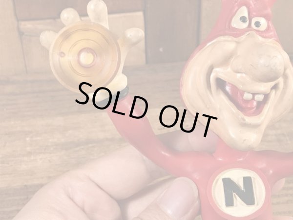 ドミノピザの企業キャラクター“ノイド”のヴィンテージベンダブルフィギュア