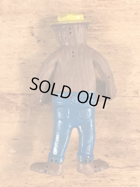 スモーキーベアのPVC製のヴィンテージベンダブルフィギュア