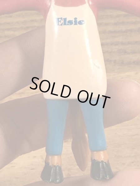 ボーデンの企業キャラクターのエルシーのヴィンテージベンダブルフィギュア