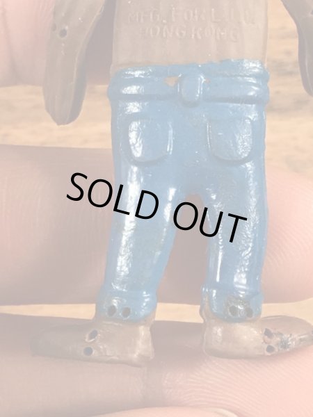 スモーキーベアのPVC製のヴィンテージベンダブルフィギュア