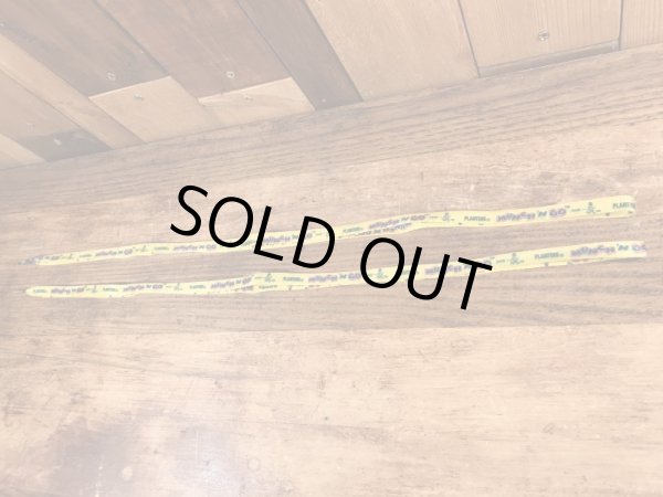 アドバタイジングキャラクターのミスターピーナッツのヴィンテージシューレース