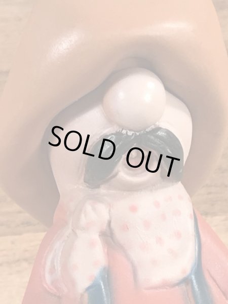 企業キャラクターのパピーパーカーのビンテージソフビ人形