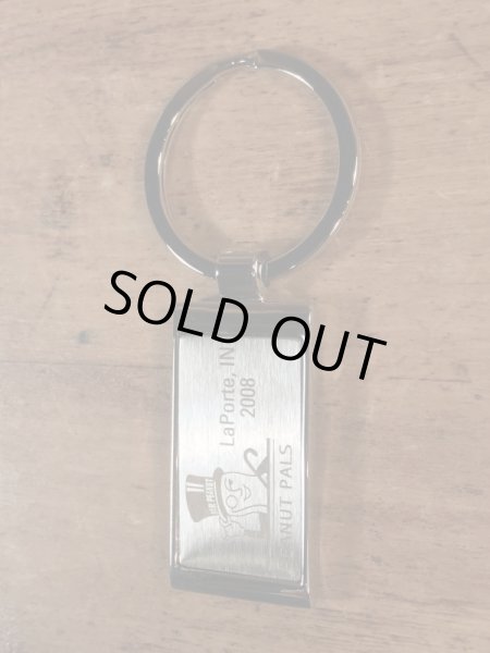 企業キャラクターのミスターピーナッツのヴィンテージキーホルダー