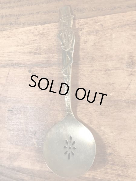 アドバタイジングキャラクターのミスターピーナッツのヴィンテージスプーン