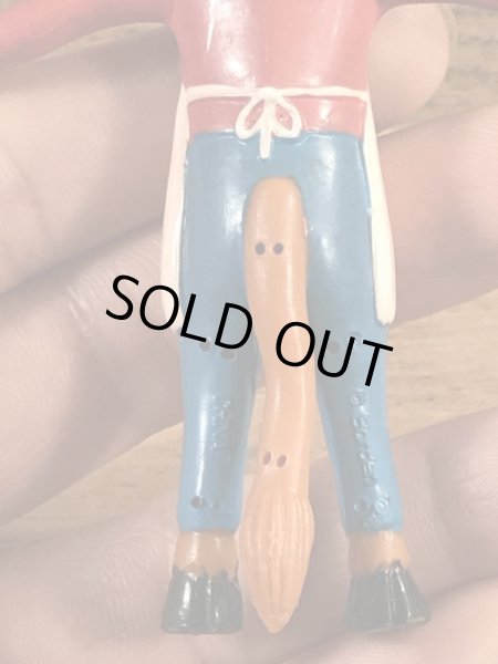 ボーデンの企業キャラクターのエルシーのヴィンテージベンダブルフィギュア