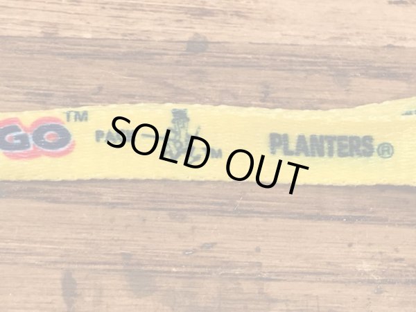 企業キャラクターのミスターピーナッツのビンテージ靴紐