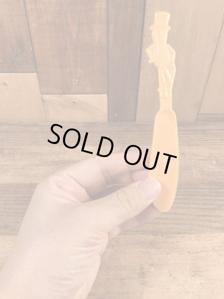 企業キャラクターのミスターピーナッツのヴィンテージバターナイフ