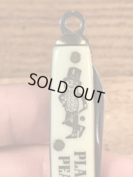 アドバタイジングキャラクターのミスターピーナッツのヴィンテージポケットナイフ