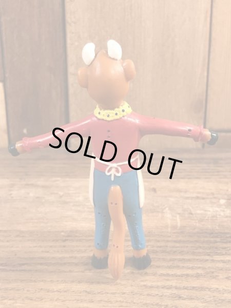 ボーデンの企業キャラクターのエルシーのヴィンテージベンダブルフィギュア