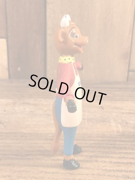 ボーデンの企業キャラクターのエルシーのビンテージPVCフィギュア