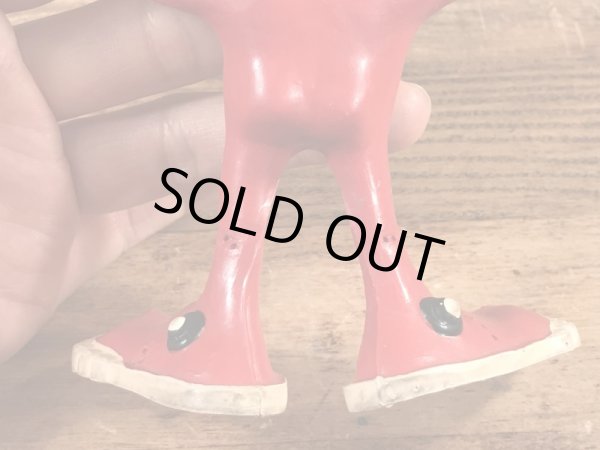 ドミノピザの企業キャラクター“ノイド”のヴィンテージベンダブルフィギュア